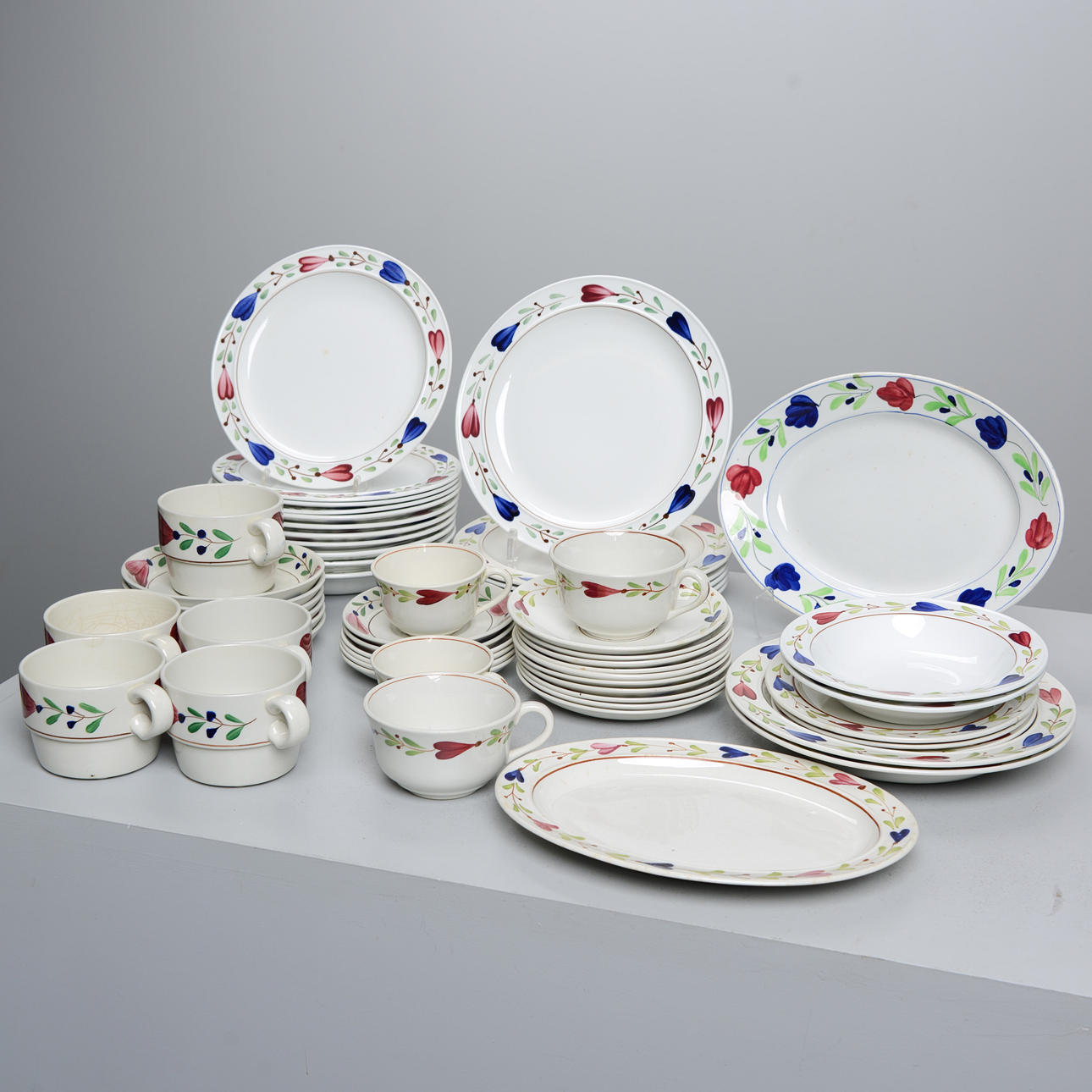 STIG LINDBERG. Servis, „Ranka“ og „Allmoge“, Gustavsberg (.