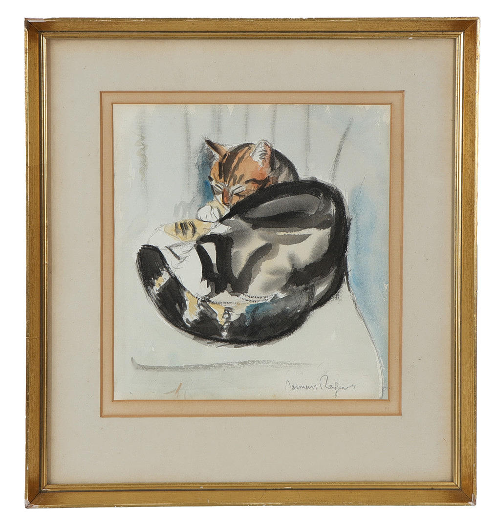 NORMAN ROGERS (1900-TAL) SOVANDE KATT.