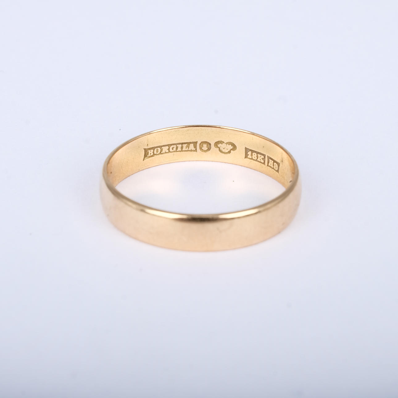 A 18K gold ring from Borgila, 20th century.