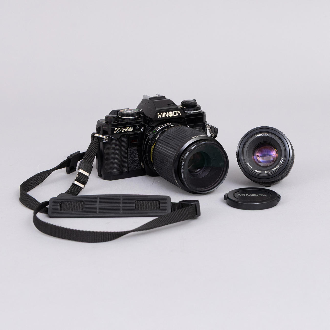 KAMERAUTRUSTNING, Minolta, 1980-tal.