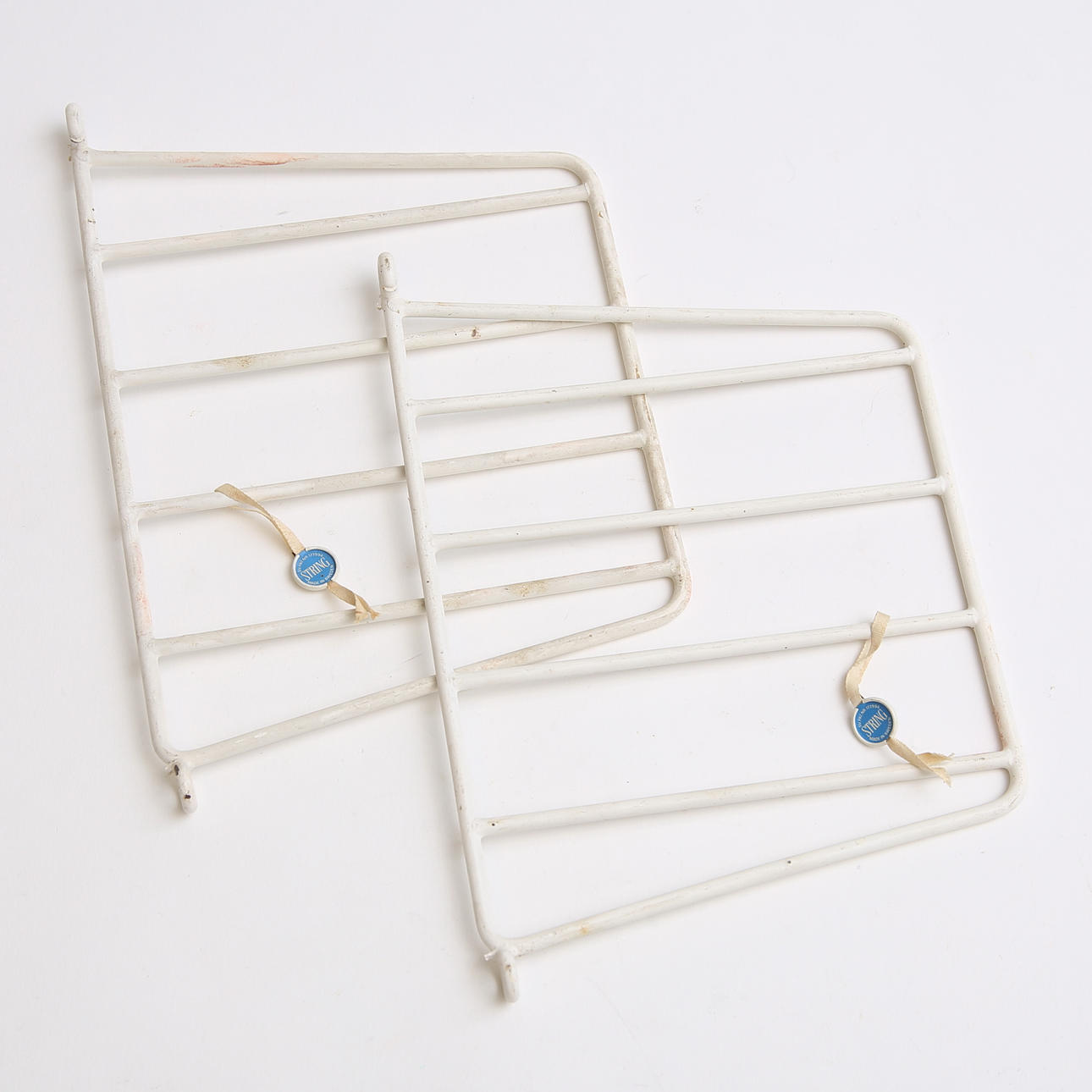 A pair of string shelves, Nils Strinning, 1960's.