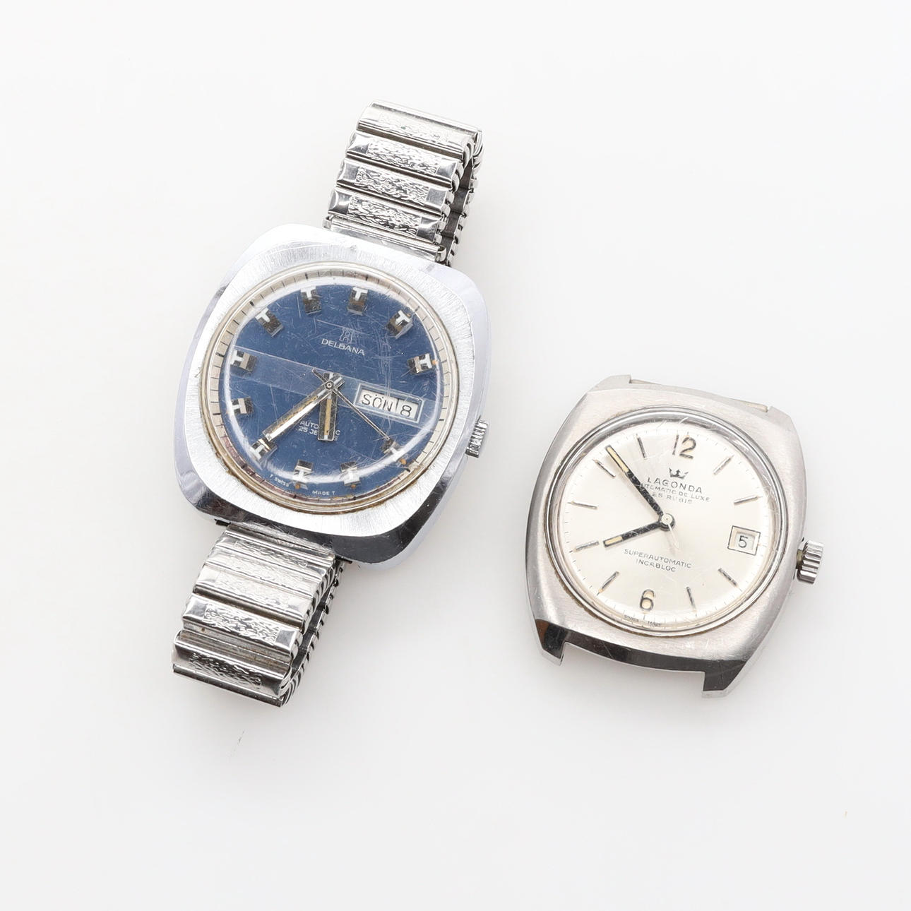 RELOJ DE PULSERA de 2 piezas, automático.