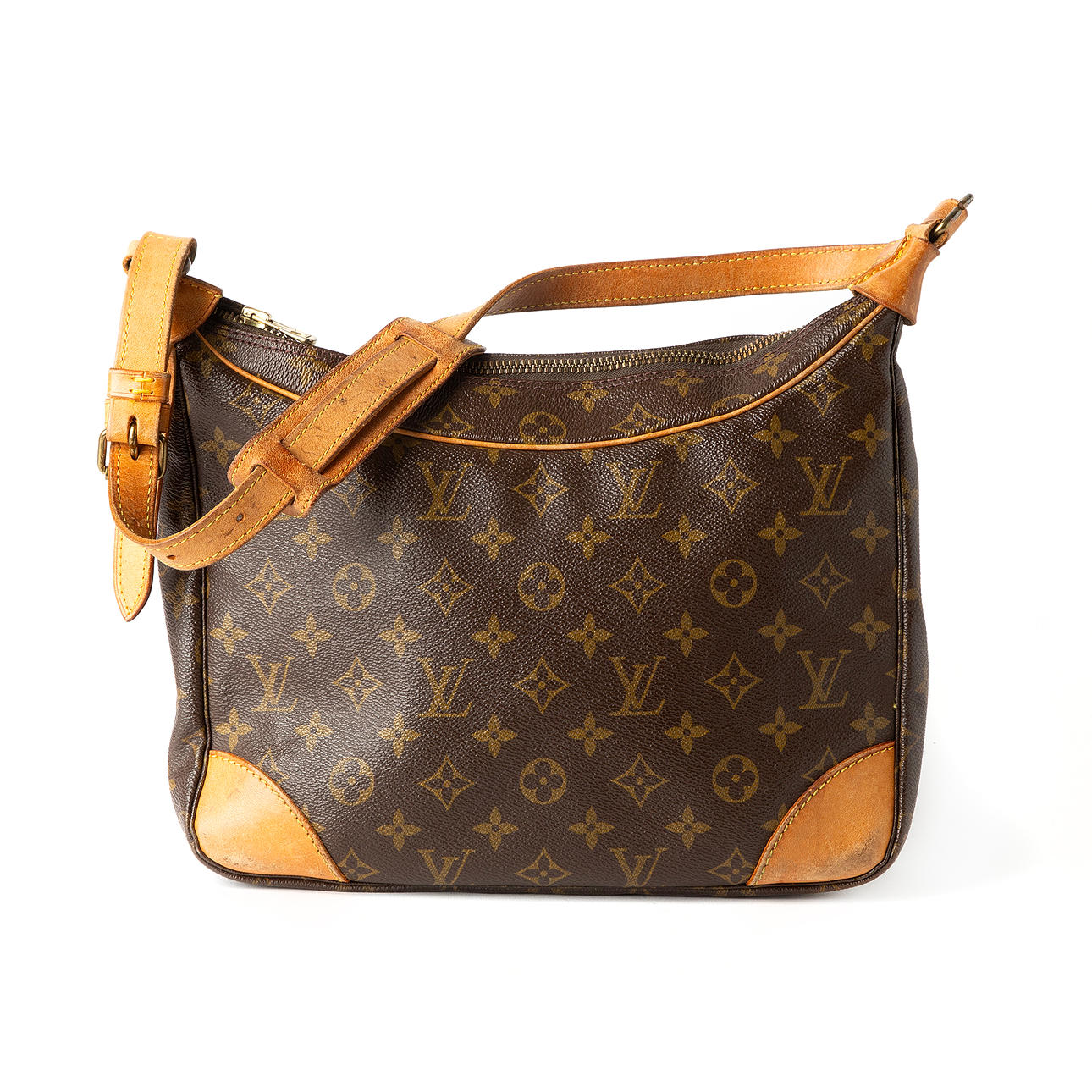 LOUIS VUITTON. Väska, "Boulogne", canvas.