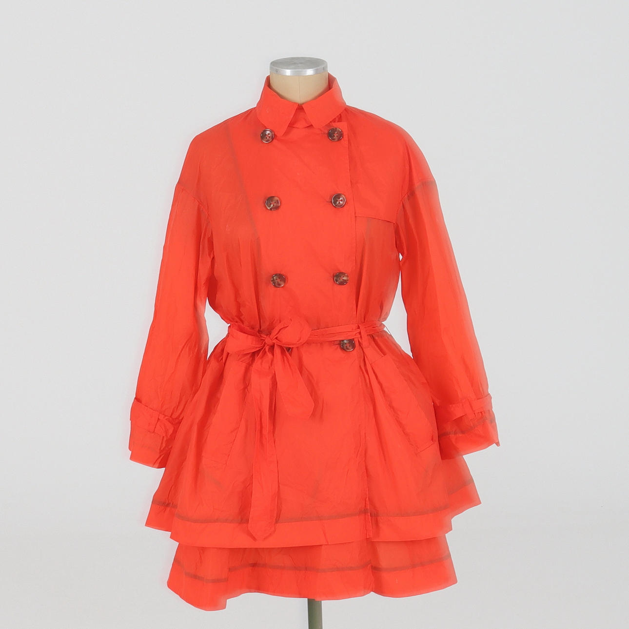 PEACOAT, polyester, Red Valentino 2000's. Italy.