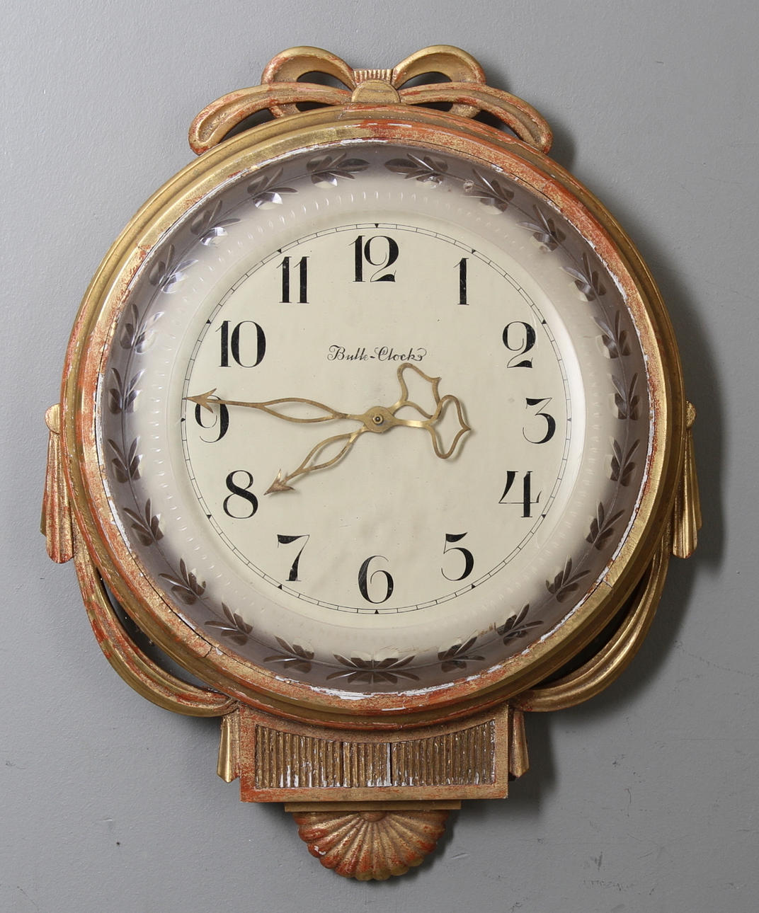 VÄGGUR, Gustaviansk stil, Bulle Clocks, 1930 tal.