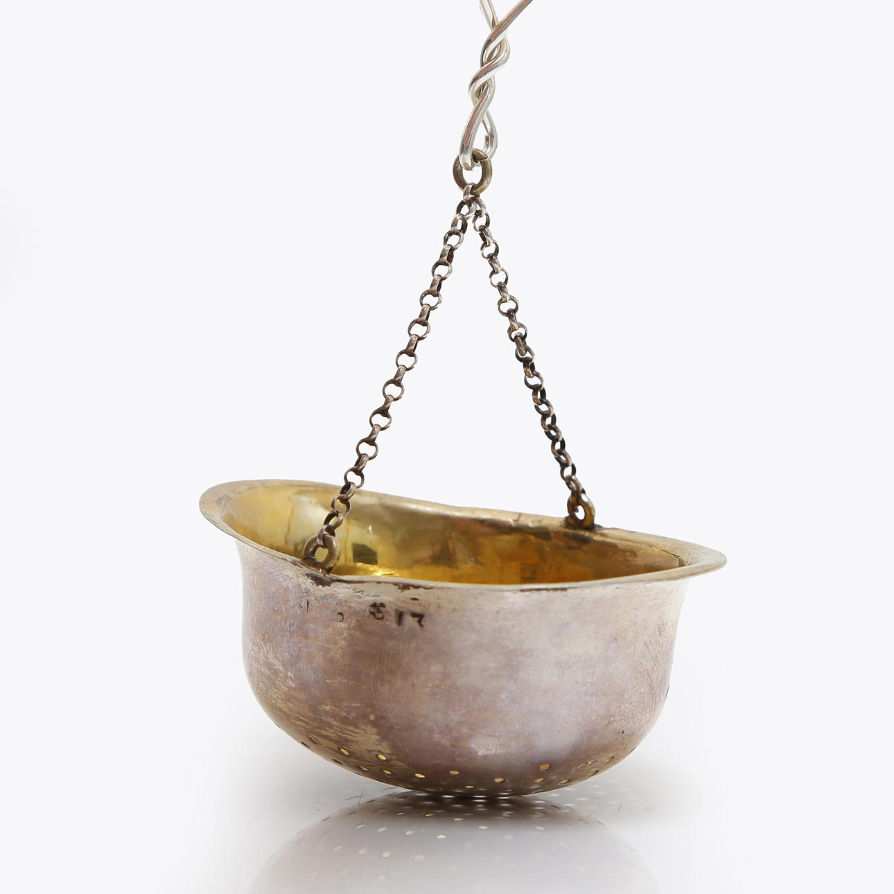 SILVER TEA STRAINER I3 (1815).