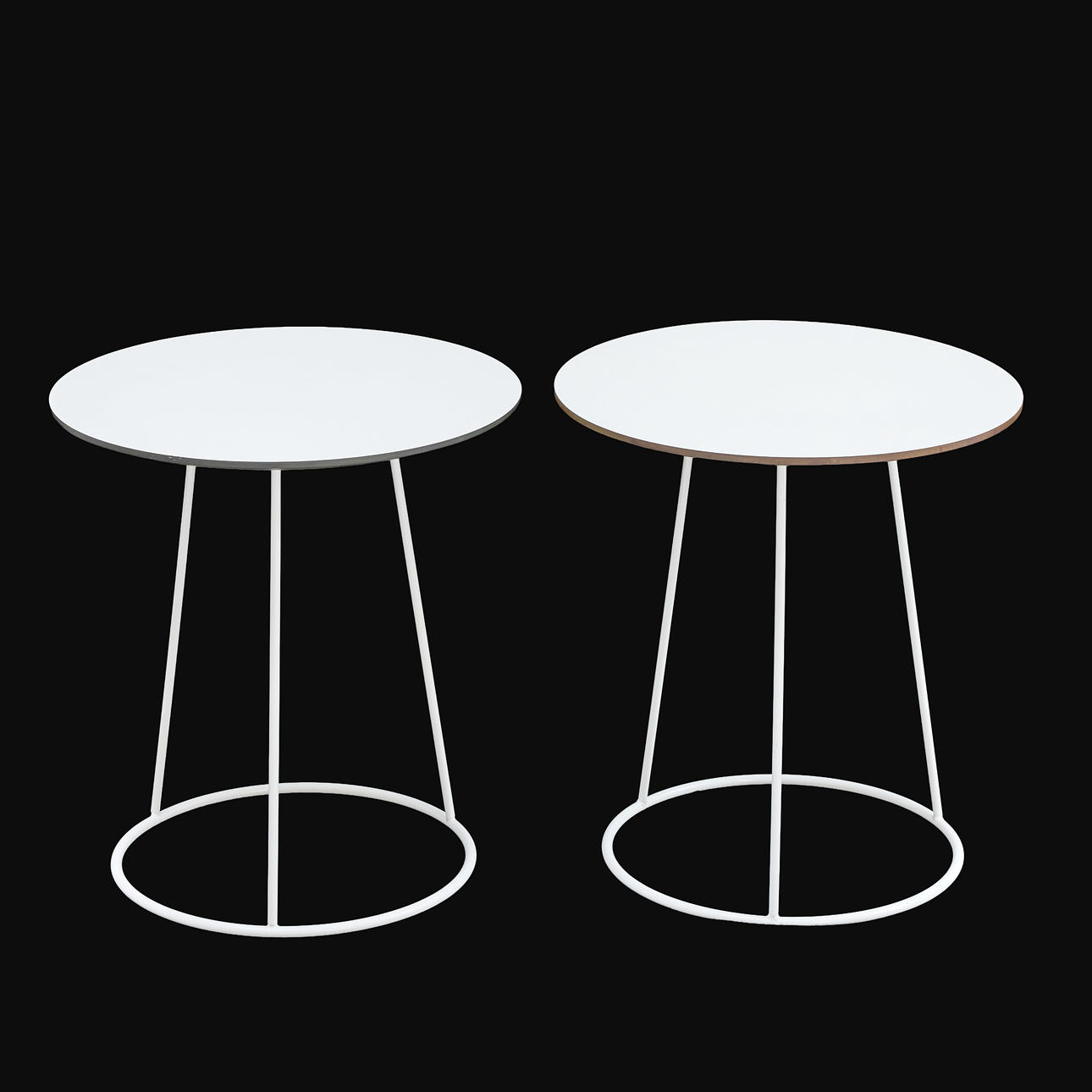 MONICA FÖRSTER, for Swedese Breeze, relief table/bedside table, 1 pair.