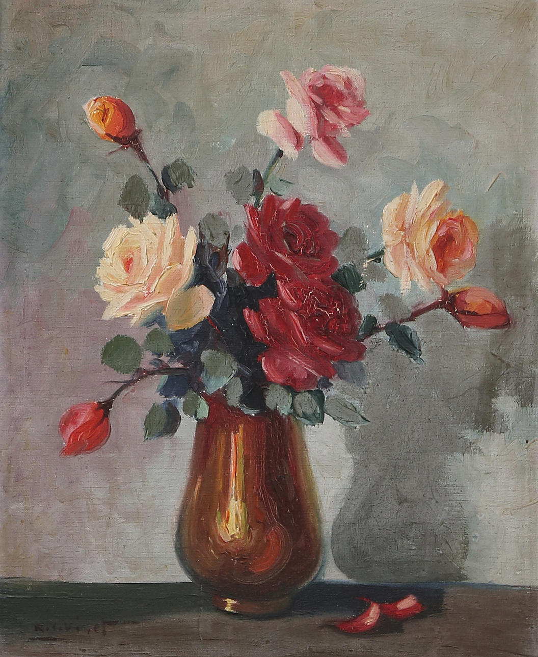 ESCUELA CATALANA DEL SIGLO XX. Bodegón.