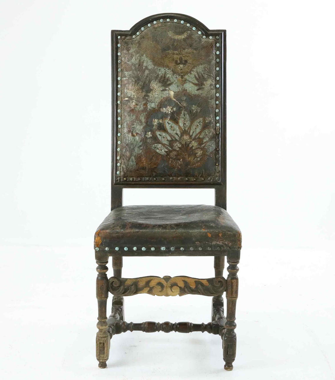 A Baroque chair, 18th century.