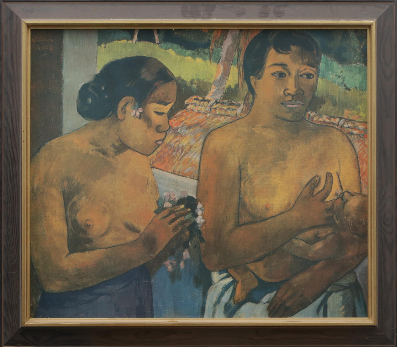 REPRODUCTION PRINT, after Paul Gaugin, so-called Master Art.