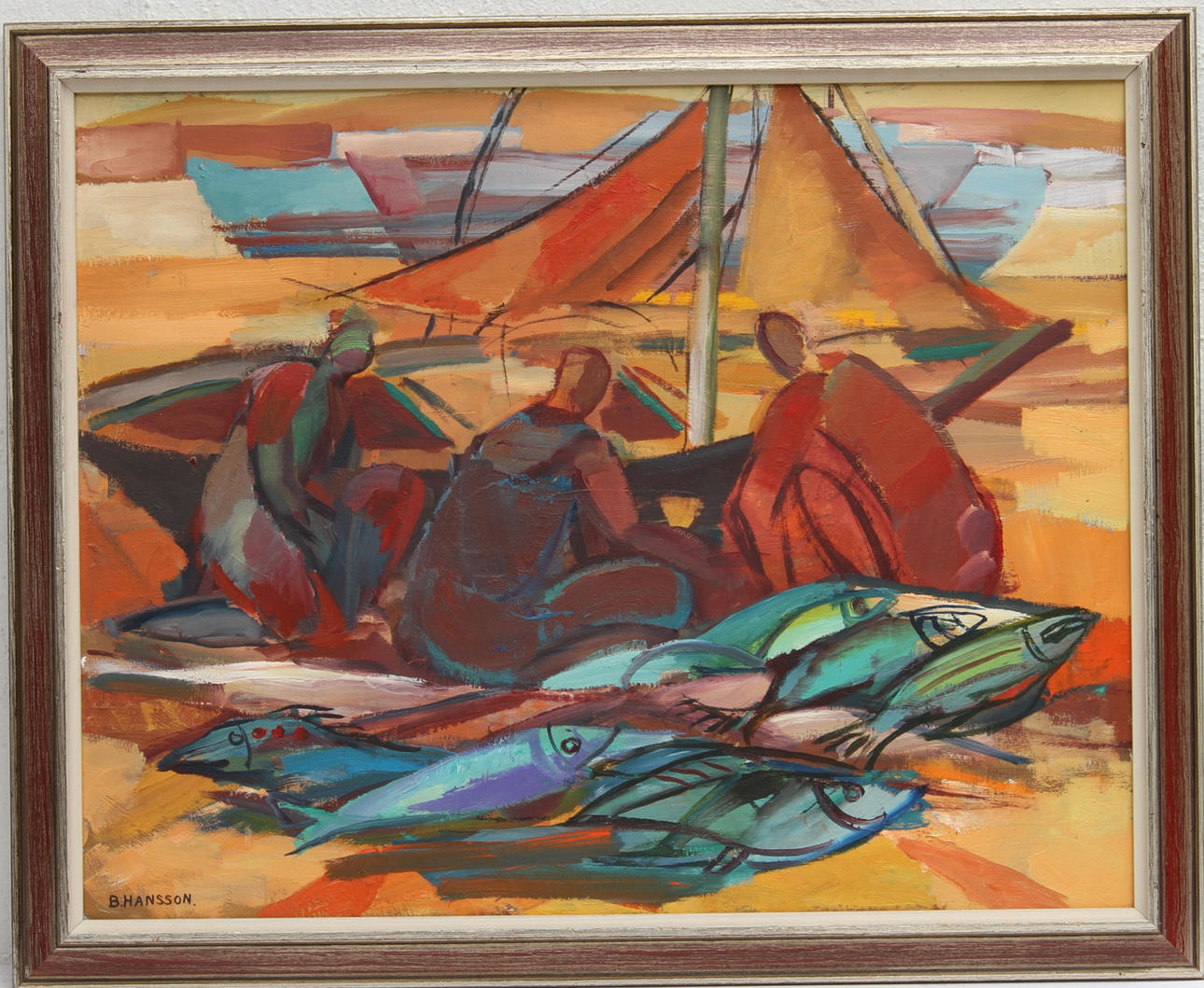 BRITA HANSSON, olja på duk, sign.