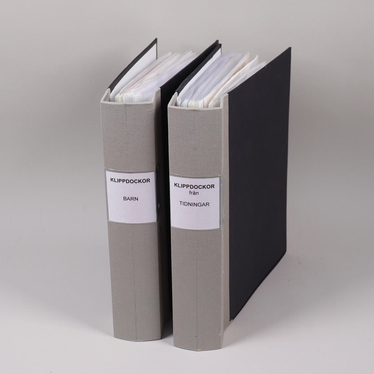 DOLLS, assorted, 2 binders.