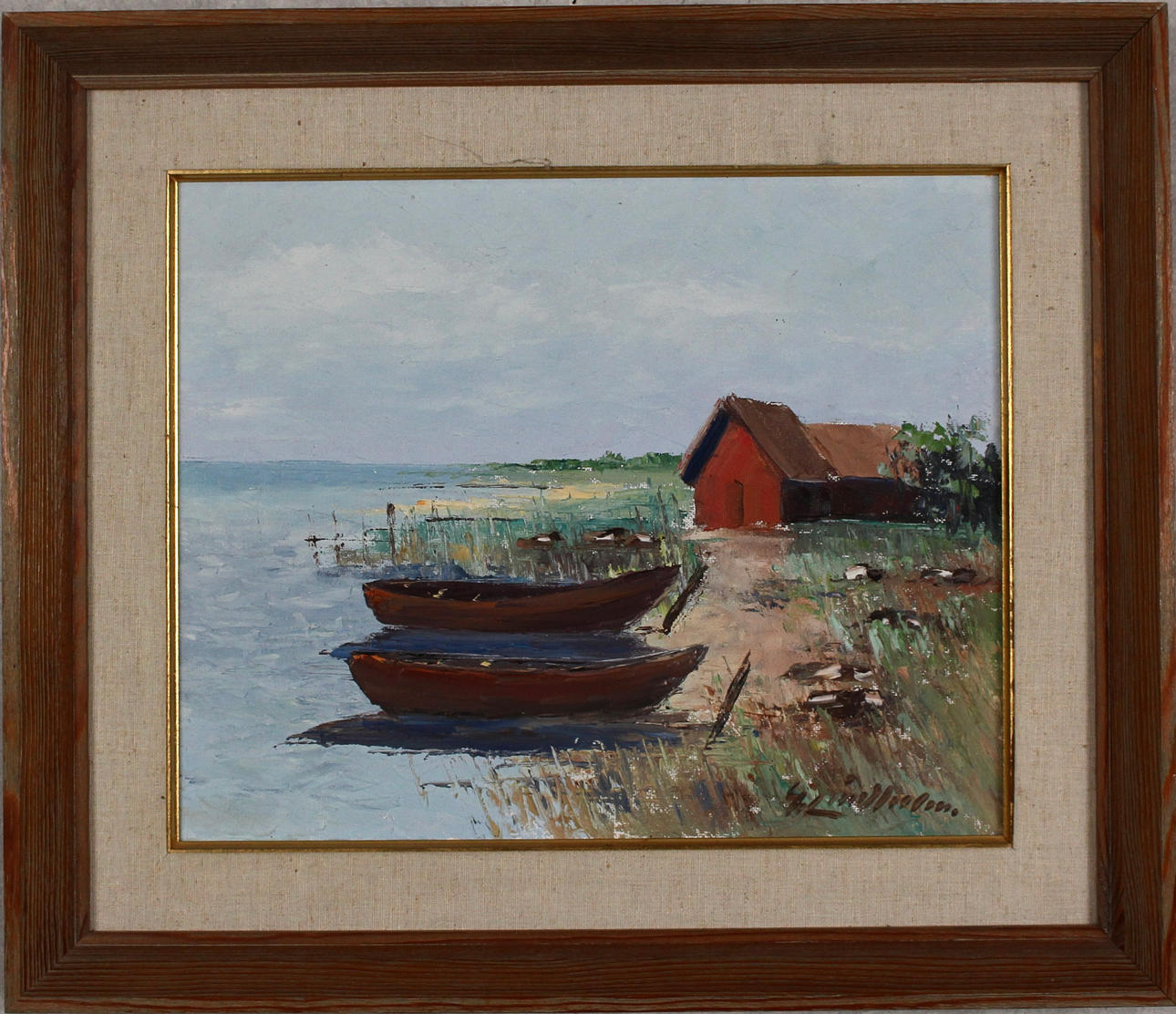 OIDENTIFIERAD KONSTNÄR. Oil on panel.