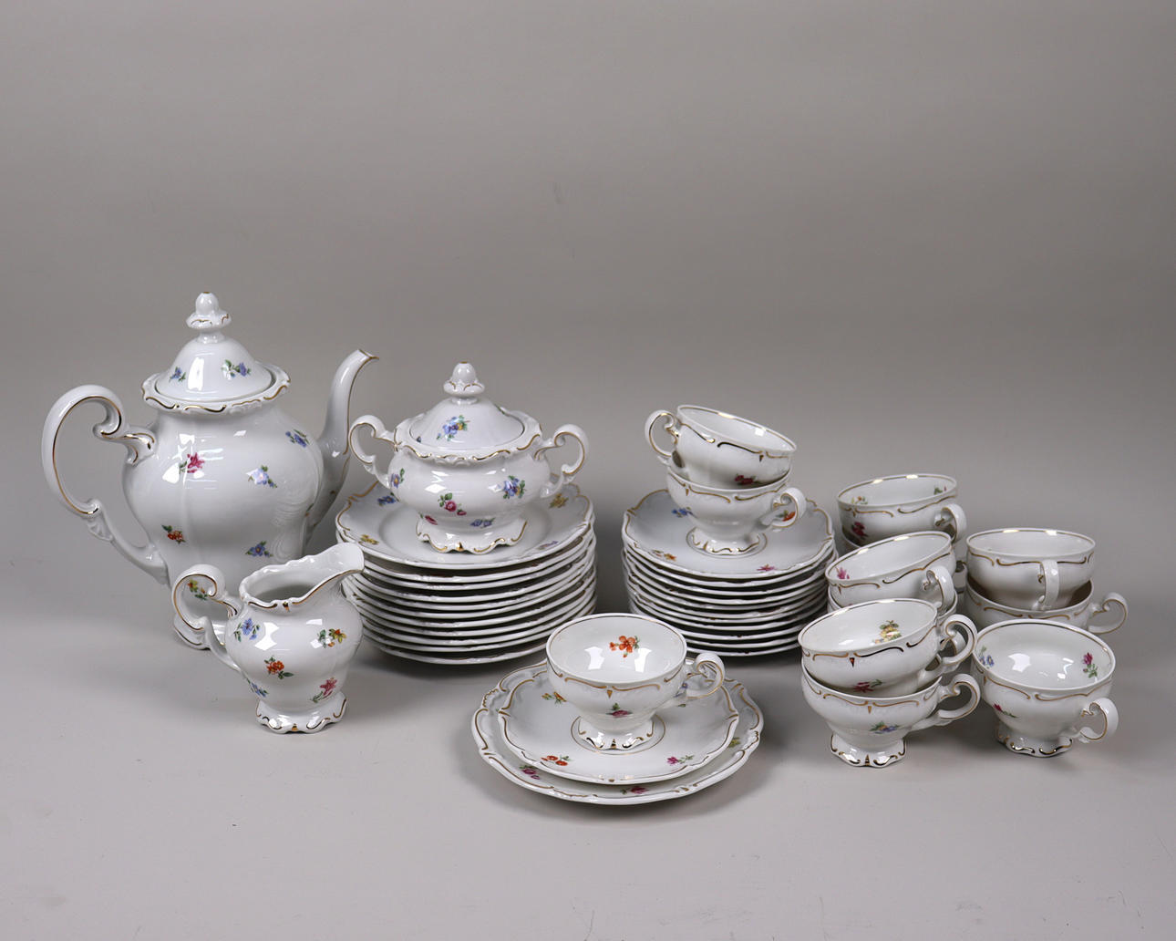 COFFEE SET, Weimar, Germany, 39 pieces.