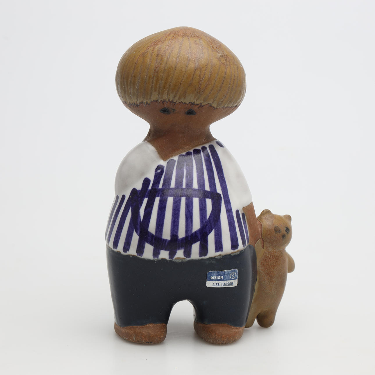 LISA LARSON. A stoneware figurine, “Malin” from the series