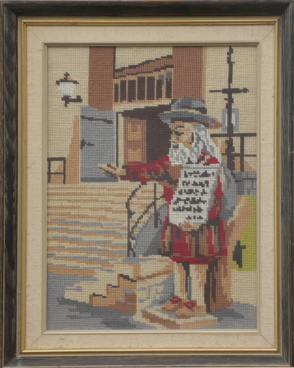 EMBROIDERED ROSE FLOWER MOTIF.