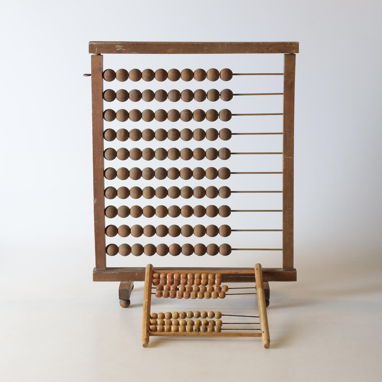 Wooden ball frames, 20th century.