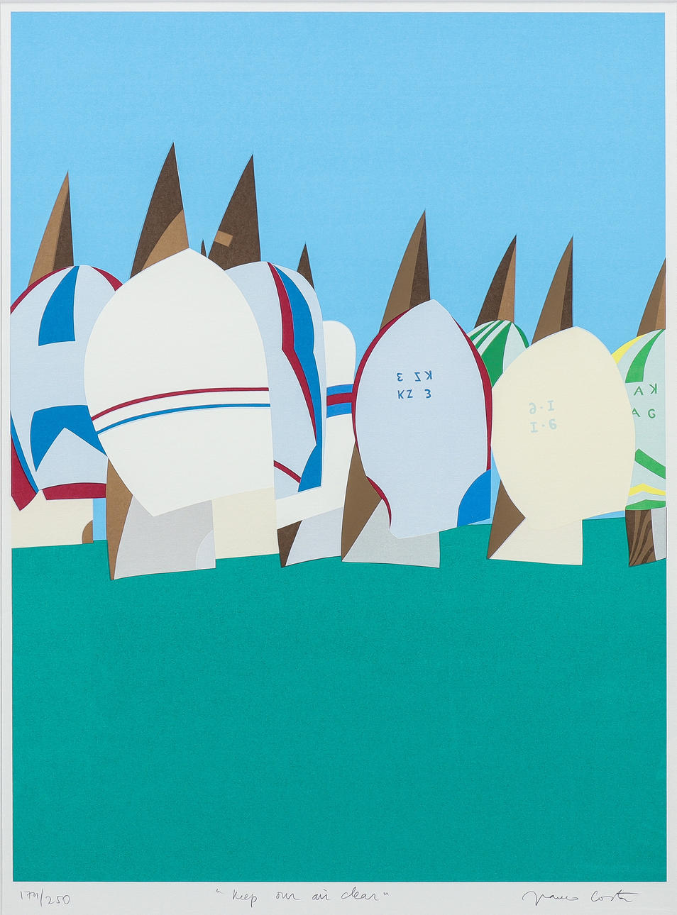 FRANCO COSTA. “Keep our air clear”.