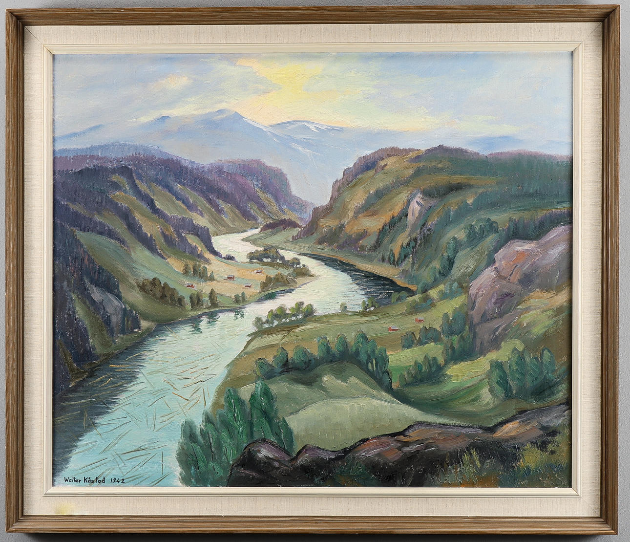 WALTER KÅSTAD oil on canvas, signed 1942.