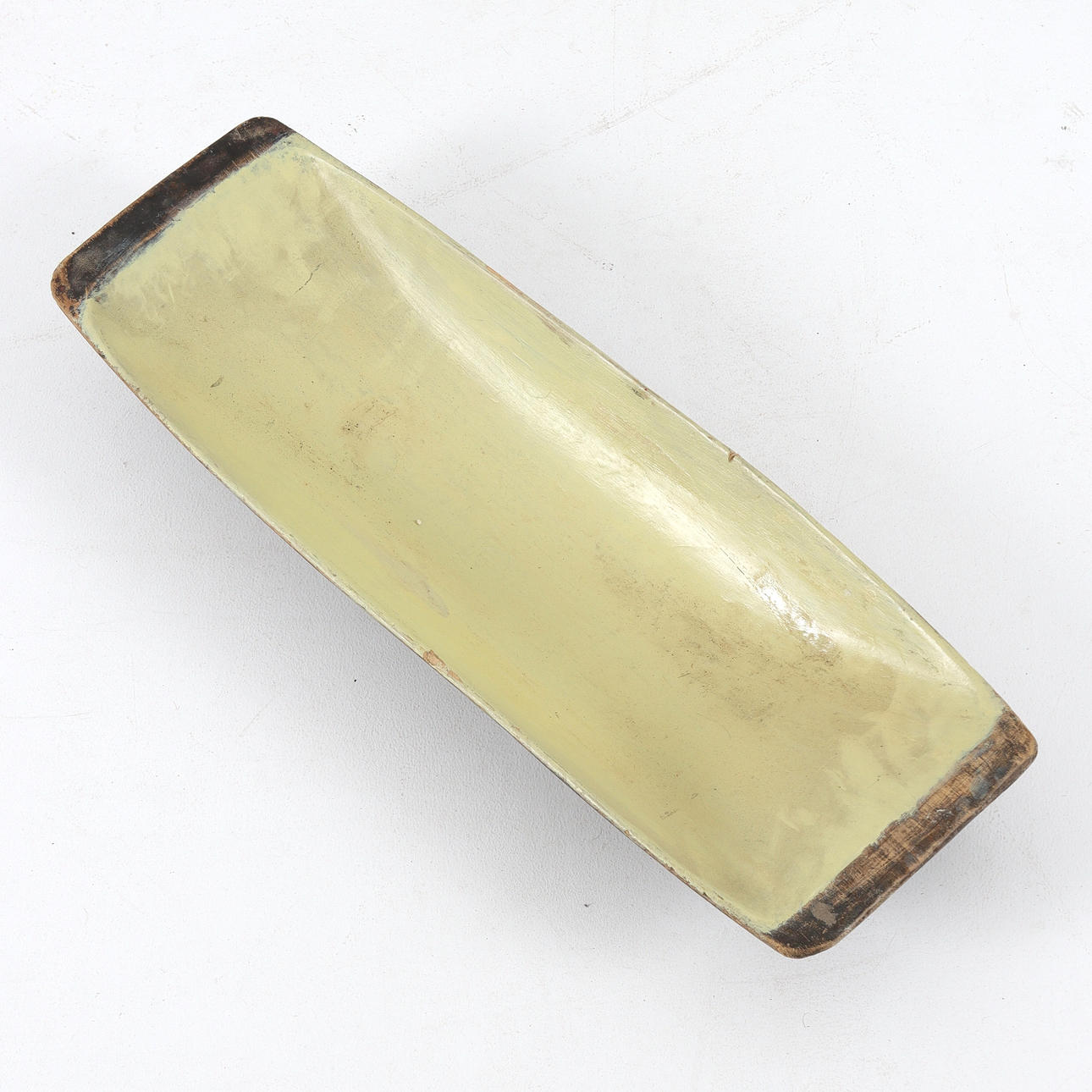 A back tray, painted wood, 19th century.