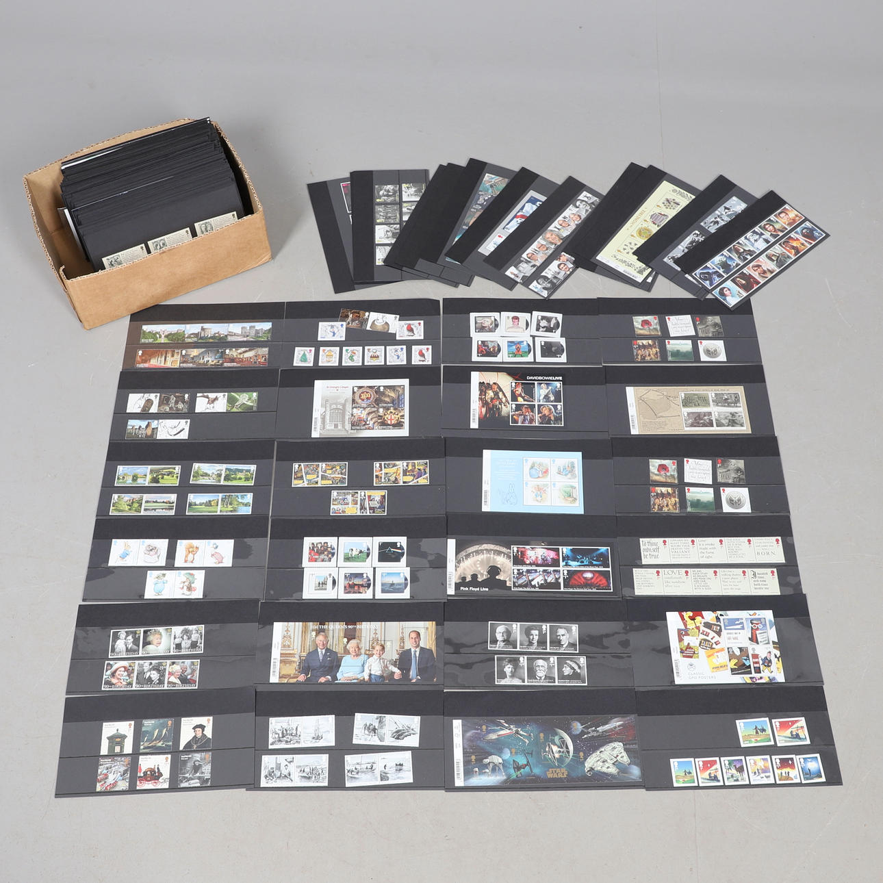 STAMPS - GREAT BRITAIN COMMEMS ON CARDS.