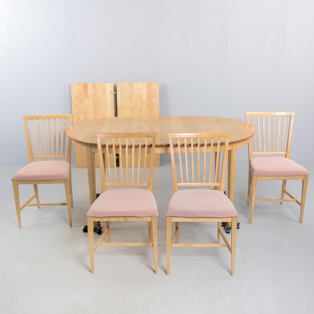 CARL MALMSTEN. Dining group, 5 pieces, “Everyday”, Stolab.