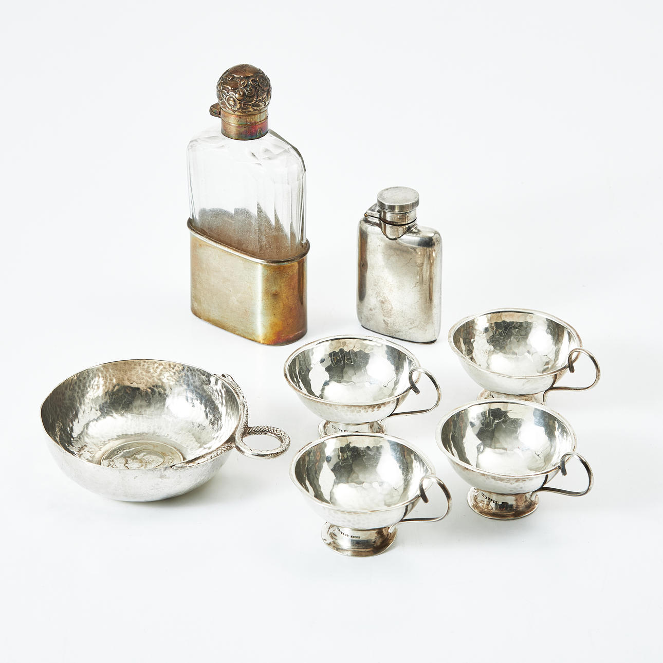 TASTEVIN, PLUNTOR, PUNSCHBECHER, Silber.