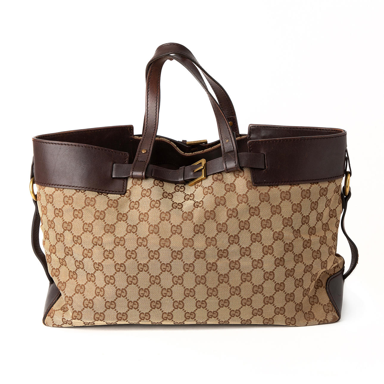 GUCCI. Tote bag, canvas.