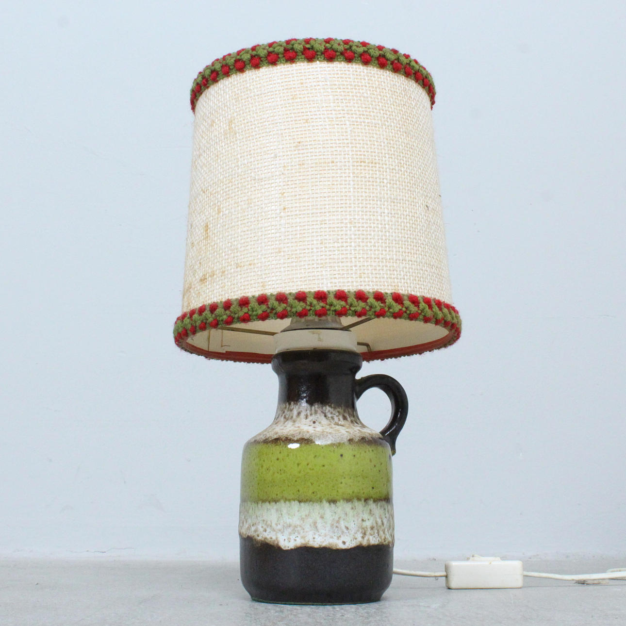 Ceramic table lamp, 1960s.