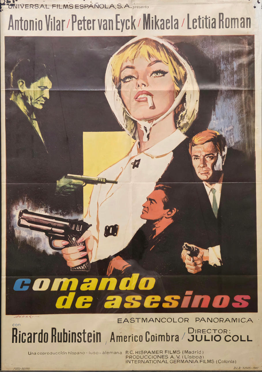 FILMPLAKAT. BEFEHL EINES ATTENTÄTERS. BERYCIUM.