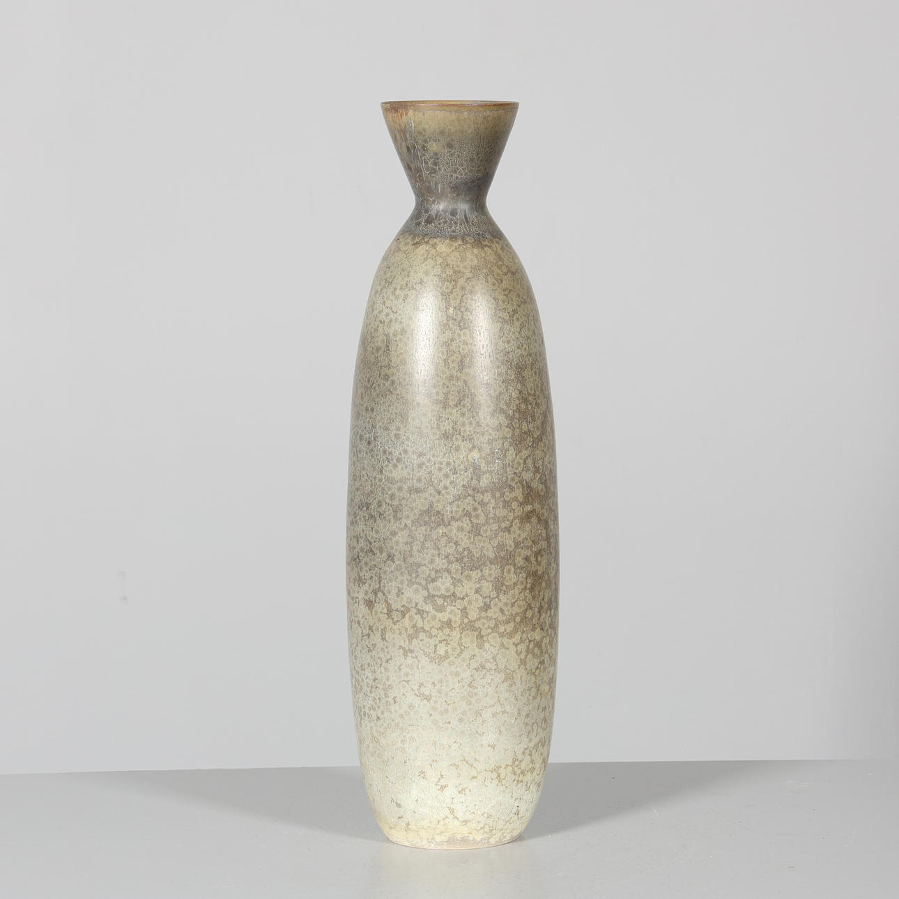 CARL-HARRY STÅLHANE. Jarrón de suelo, gres esmaltado, Rörstrand.