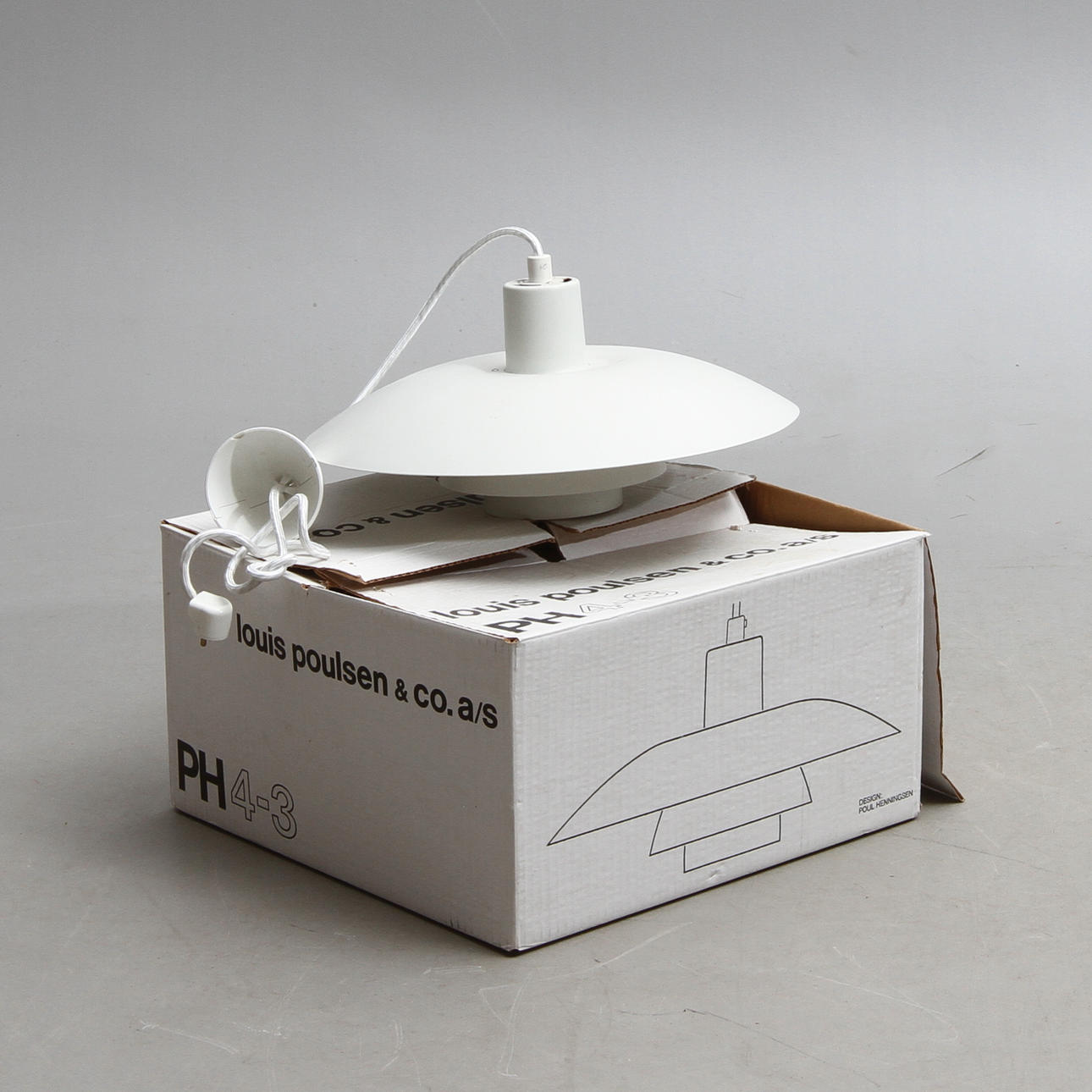 TAKLAMPA, PH 4/3, Poul Henningsen, Louis Poulsen.