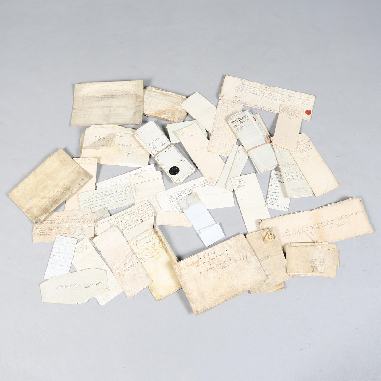 A COLLECTION OF MOSTLY 18TH CENTURY INDENTURES AND MANUSCRIPTS (QTY).