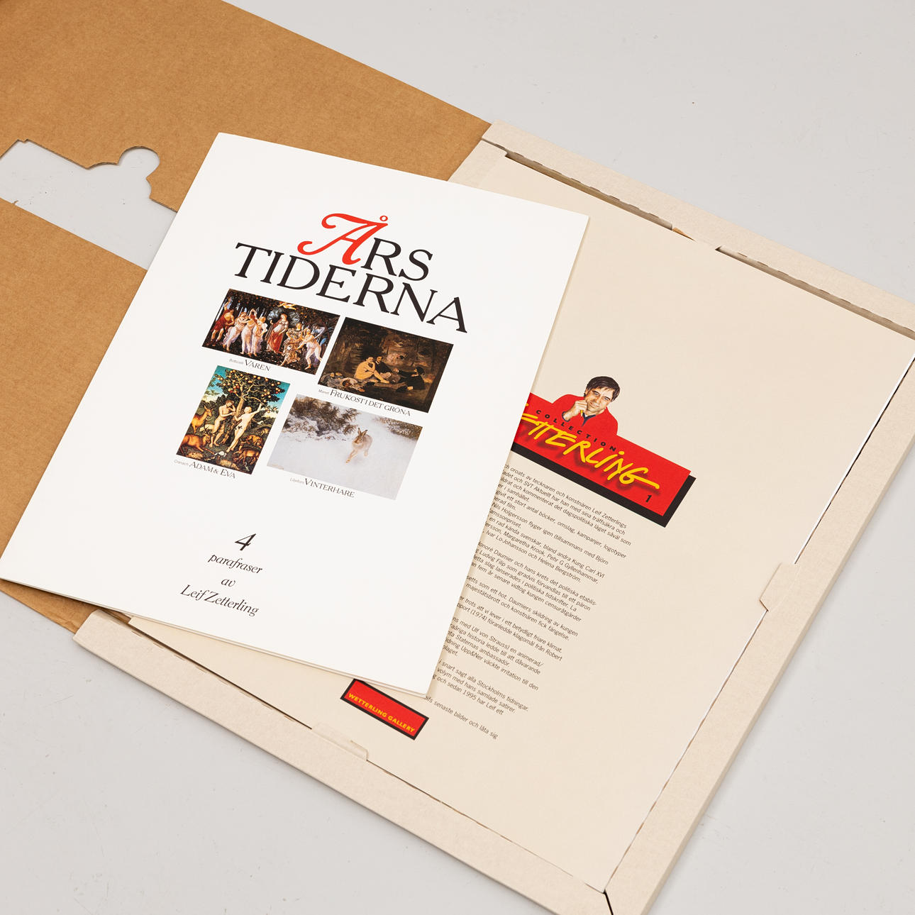 LEIF ZETTERLING. Satire, 6+4 offset prints in folders, most with numbering, signing and dating.