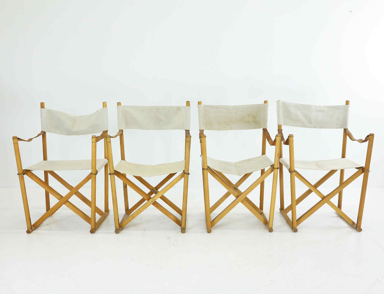 MOGENS KOCH. A set of four folding chairs/instructor chairs, “MK16", Interna Danmark, second half of the 20th century.