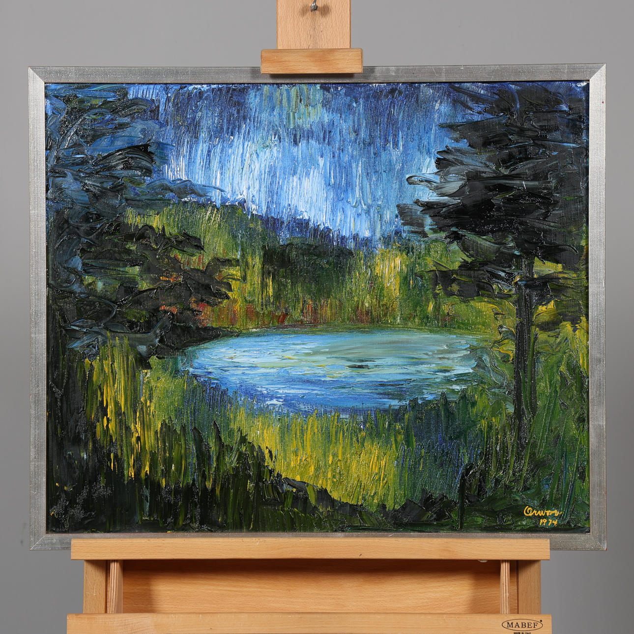 ORWAR JACOBSSON. OIL ON CANVAS, signed and dated 1974.