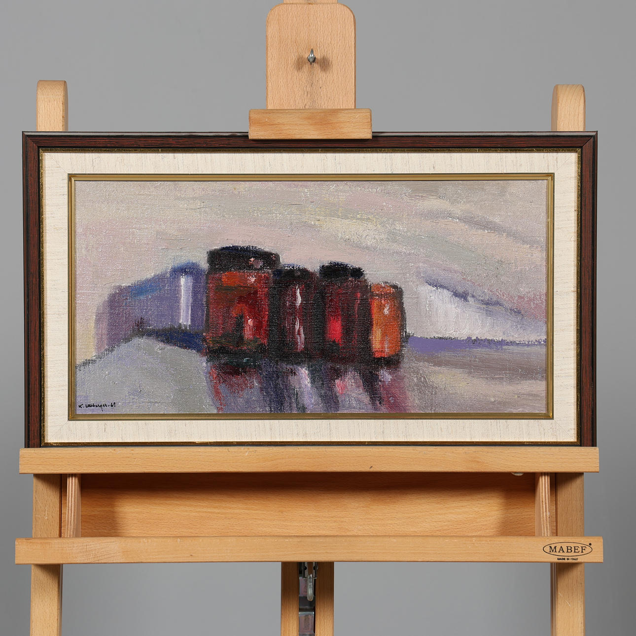 KURT ULLBERGER. OIL ON CANVAS, signed and dated -69.