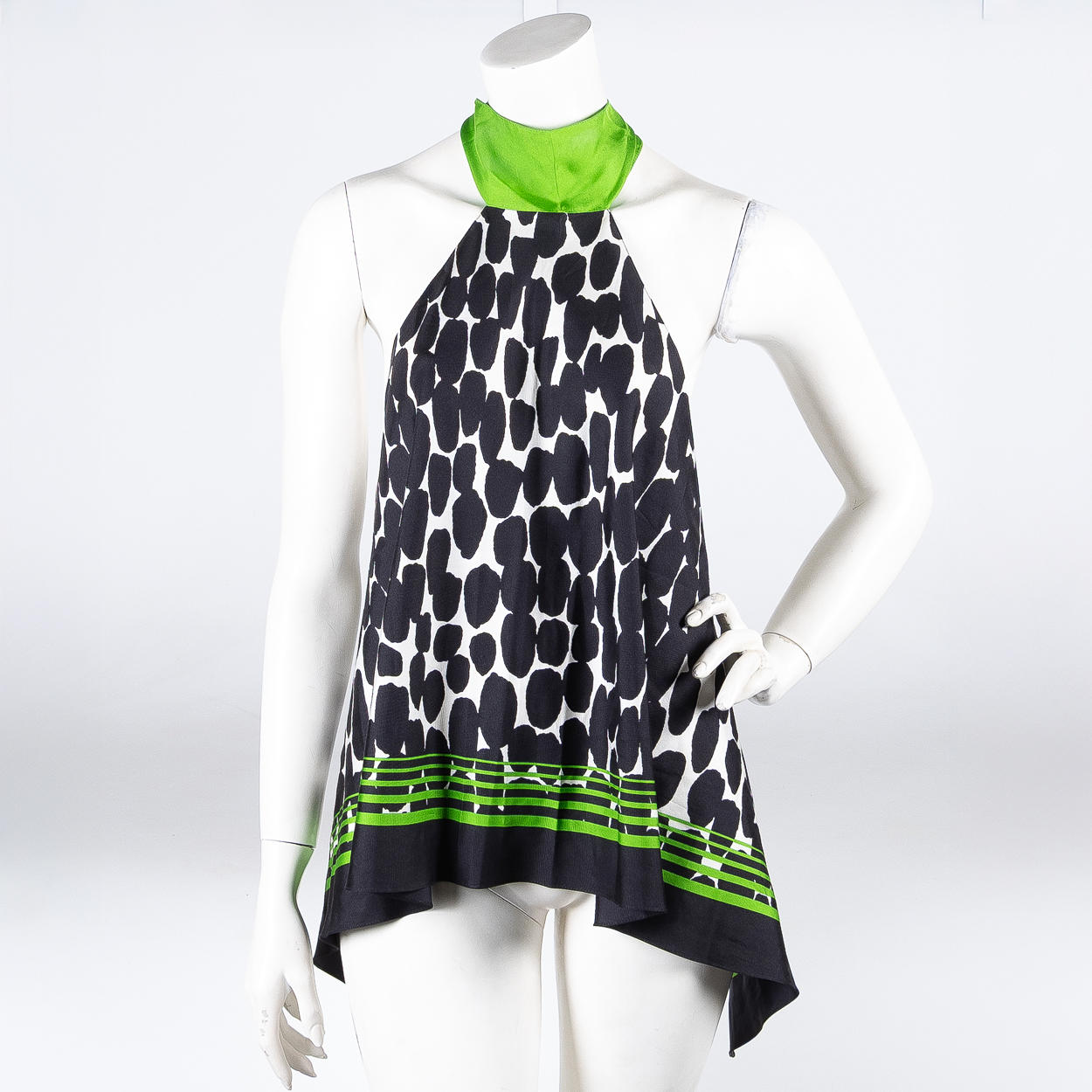 GUCCI, side halter top, one size (approx 36-42).