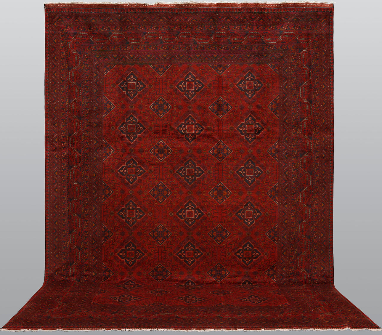 CARPET, Afghan fine, approx. 343 x 246 cm.