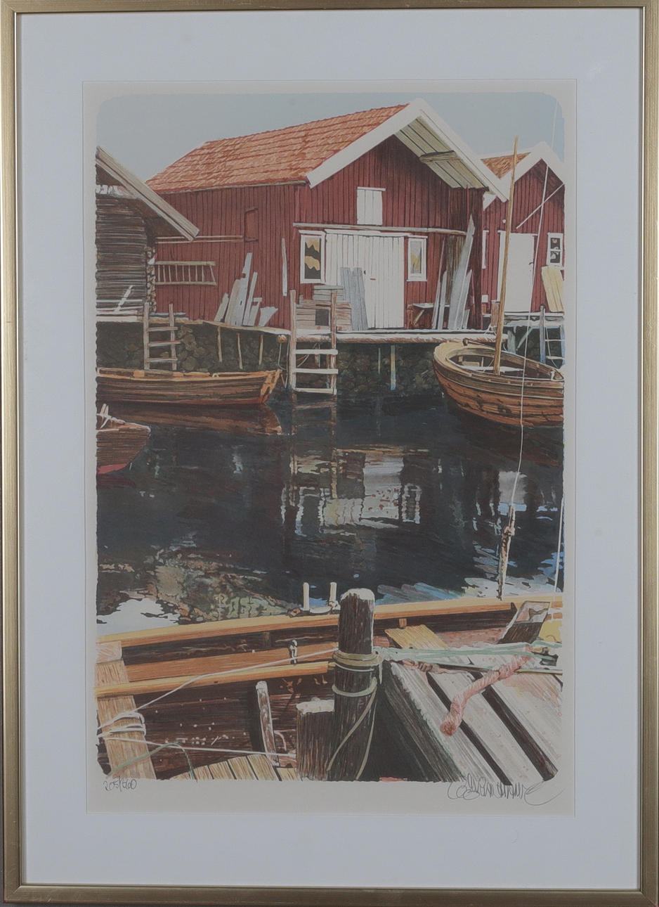 GÖRAN HAHNE. lithograph, signed and numbered 205/360.