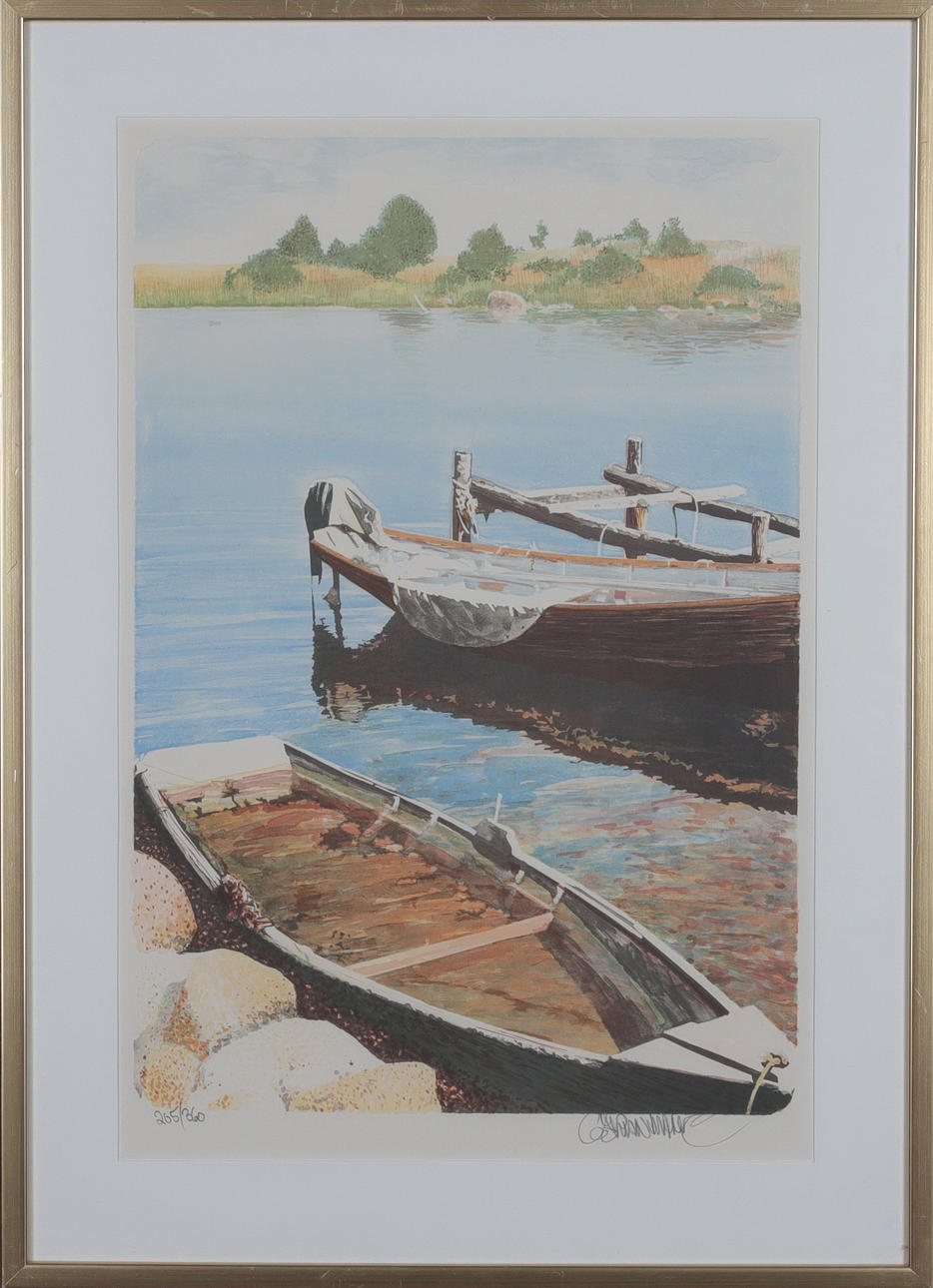 GÖRAN HAHNE. lithograph, signed and numbered 205/360.