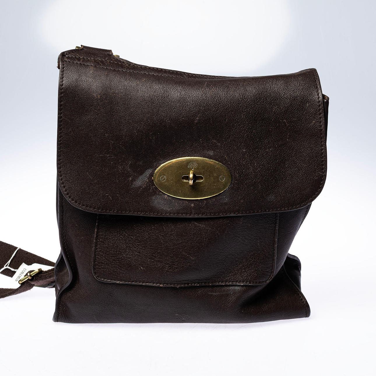 BAG, Mulberry, probably “Messenger”, large.