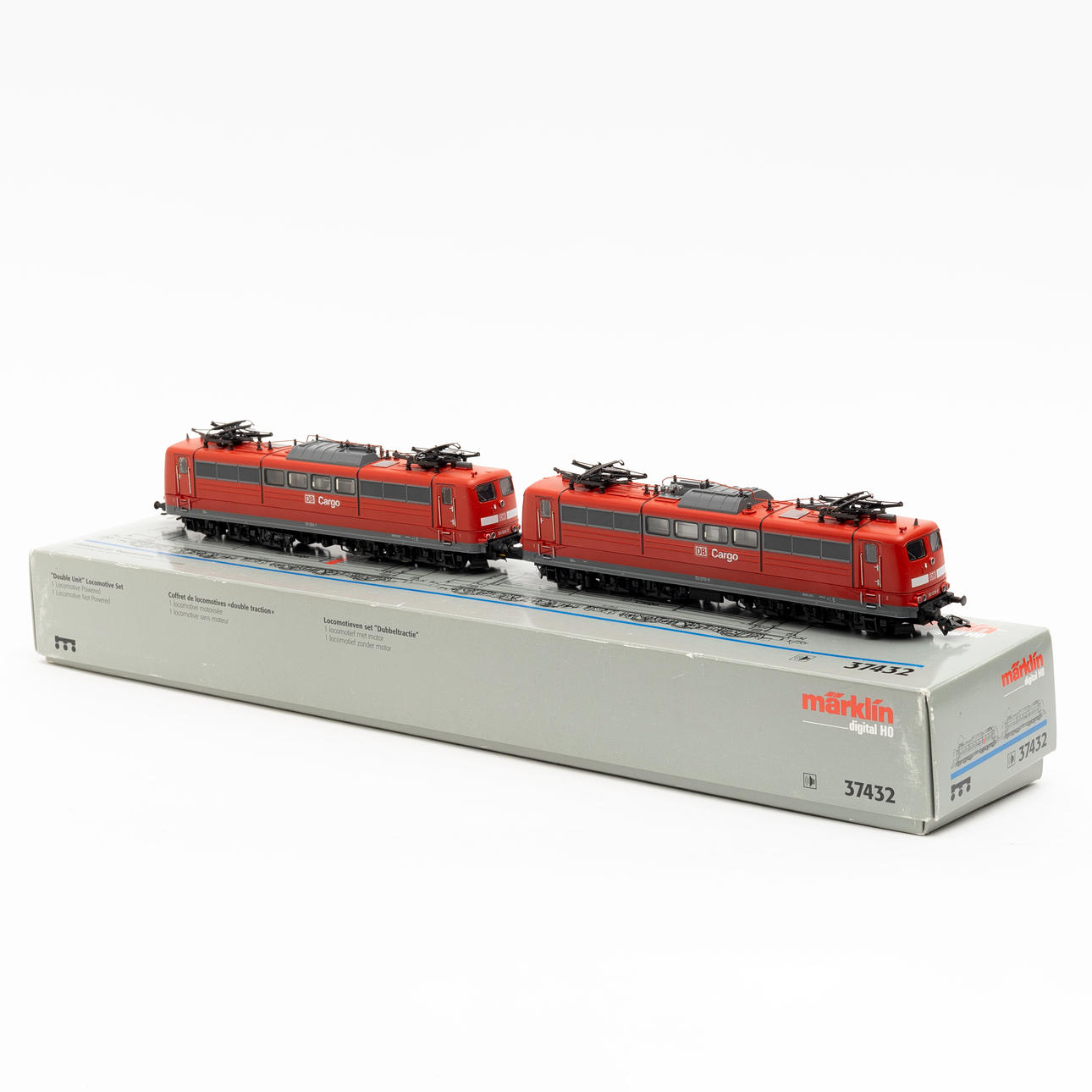 MÄRKLIN 37432 DB double locomotive BR 151, digital, audio, instruction, original packaging.