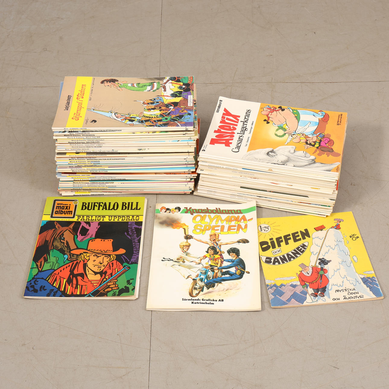 COMIC BOOKS & COMIC ALBUMS, lot, 1960s-80s.