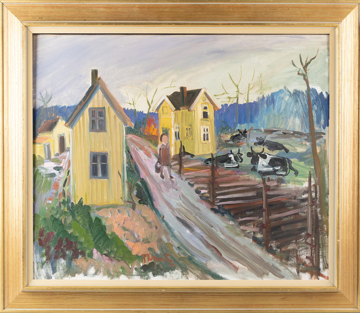 RICHARD KRANTZ. Oil on canvas, signed.