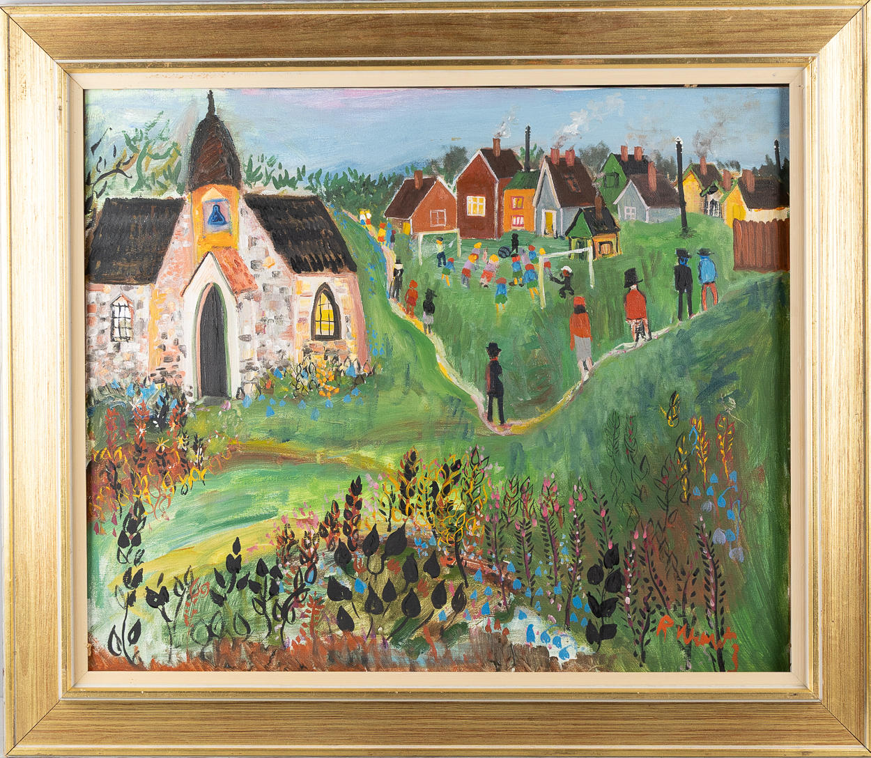 RICHARD KRANTZ. Öl auf Leinwand, signiert.