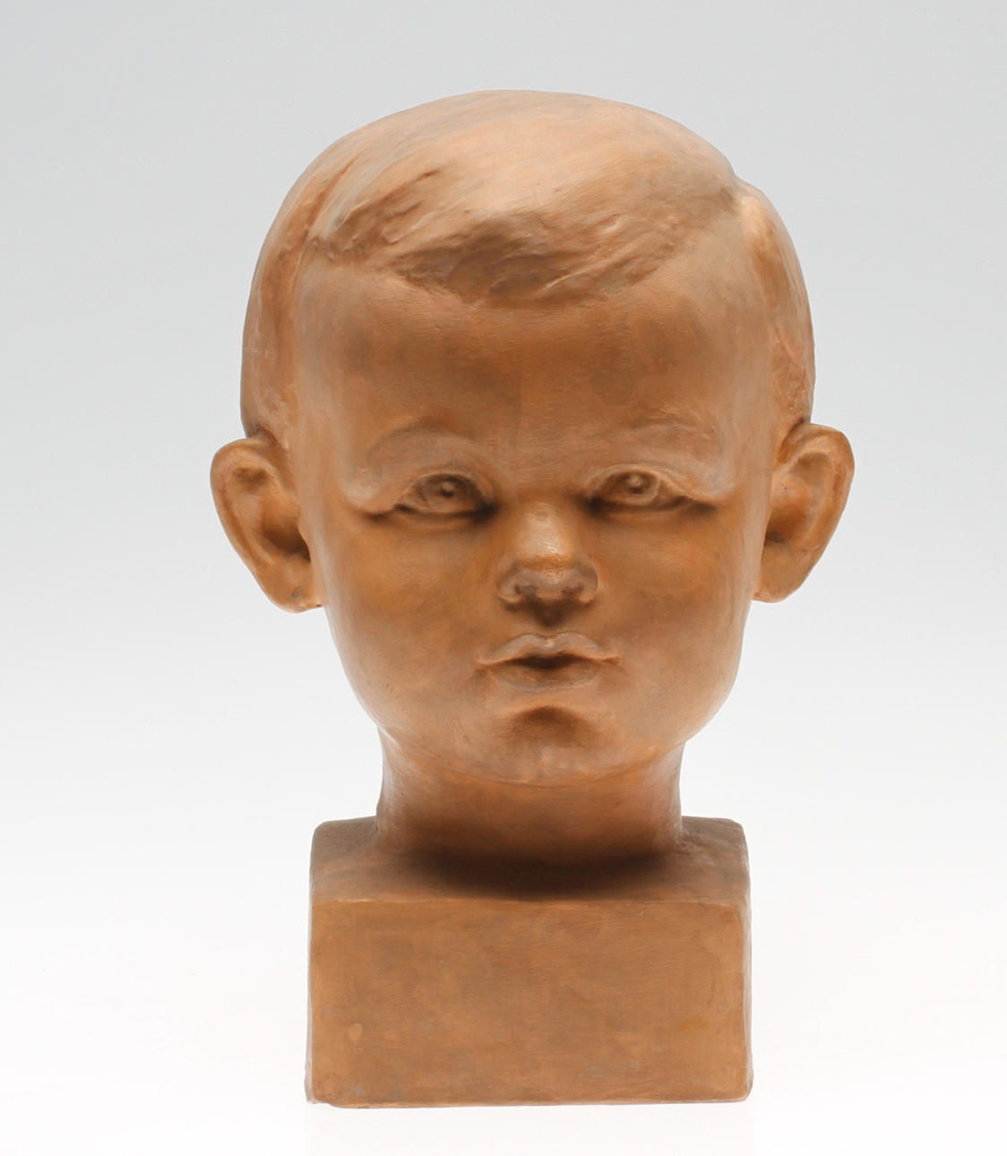 CARIN NILSON(1884-1973). Skulptur, byst, gips, signerad Carin Nilson -45.