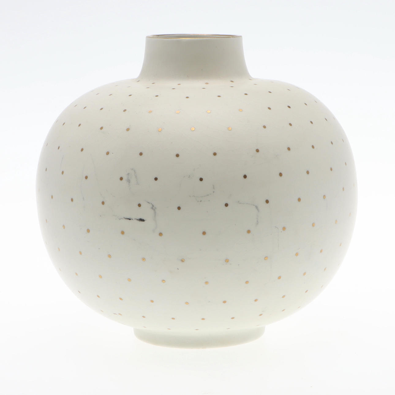 ARTHUR PERCY. Vase, globe model, ceramic, Gefle.