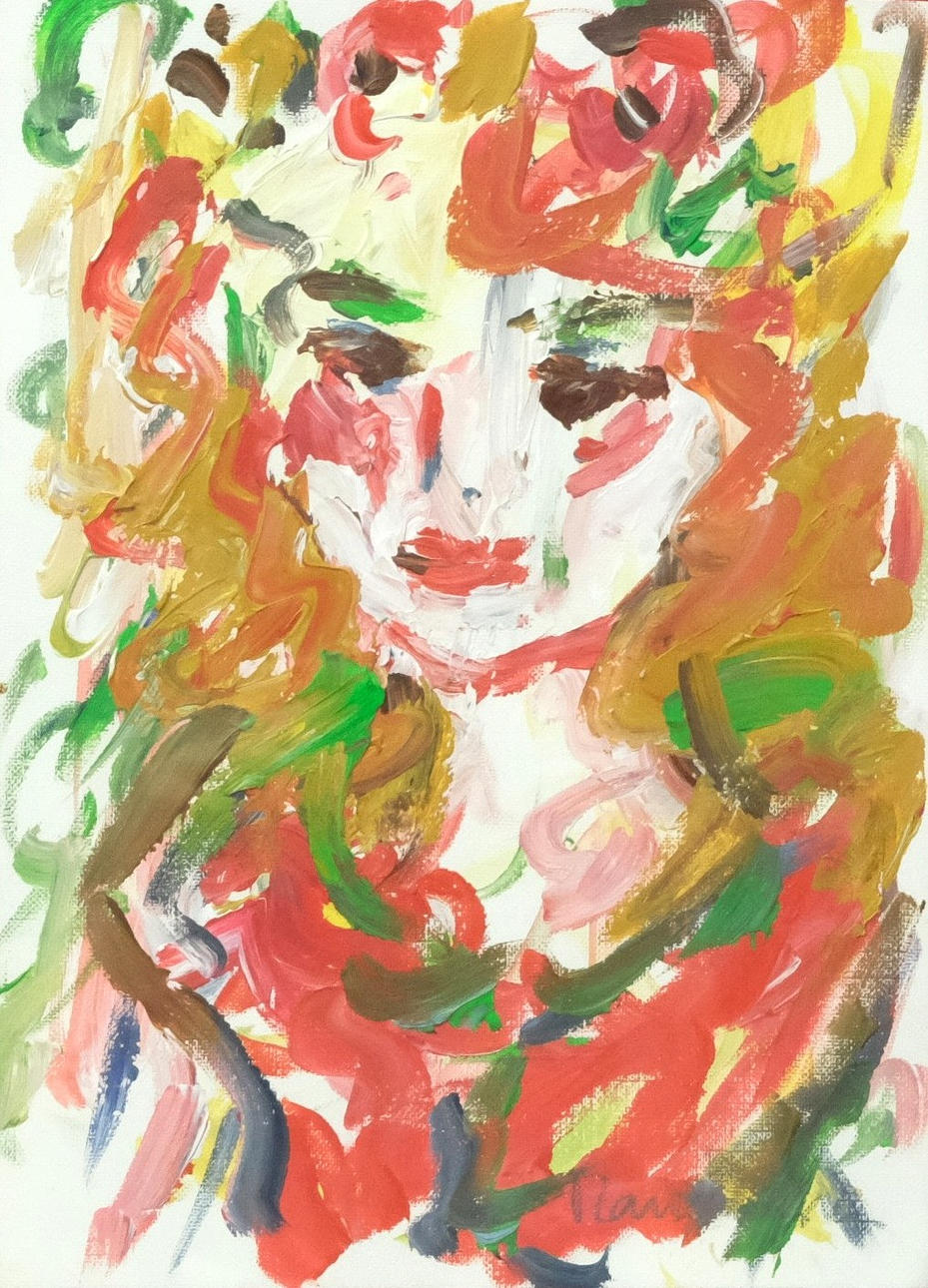 MARIANNE ÅGREN. PORTRAIT, SIGNED.