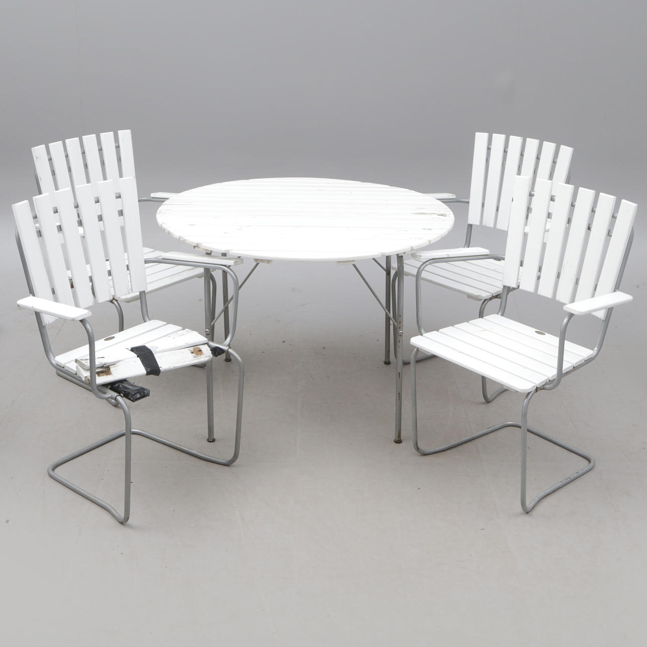 PUUTARHAKALUSTEET, 5 kpl, Hillerstorp.